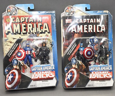 #ad #ad Comic Packs Captain America Winter Soldier CrossBones LotSee VideoRead Discrip $52.99