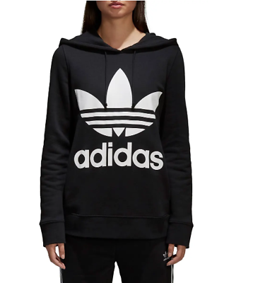Adidas Originals Trefoil Black Hoodie Size XL L118005 #ad $63.20