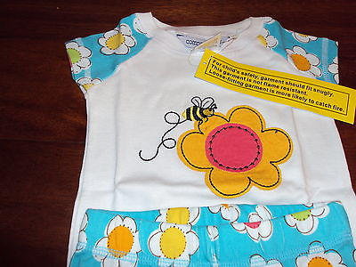 The Company Kids Toddler 2T Girls Bee 100% Cotton Summer Shorts Pajama Set $21.99