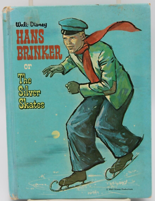 #ad #ad Walt Disney Hans Brinker or The Silver Skates 1961 VINTAGE WINTER Harcover $4.49