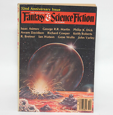 #ad Magazine of Fantasy amp; Science Fiction Famp;SF October 1981 No Label Philip K Dick $9.99
