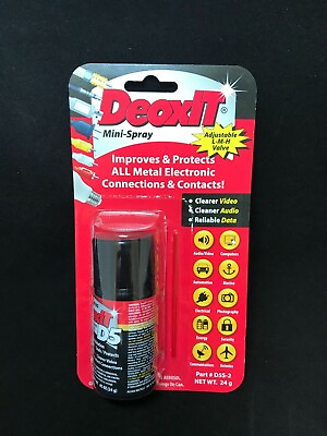 Caig D5S 2 DeoxIT® D Series Mini Spray Contact Cleaner amp; Protectant 24g $13.70