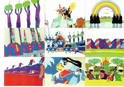 #ad BEATLES YELLOW SUBMARINE COMIC IMAGES 1999 SET 72 CARDS $19.95
