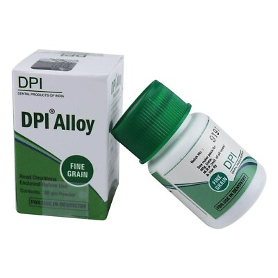 DPI Silver Amalgam Fine Grain Dental Filling Alloy 30 Gm Bottle Long Expiry $61.27