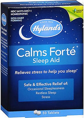 #ad Hylands Calms Forte Homeopathic Sleep Aid 50 Tablets BOX STYLE MAY VARY ^ $11.95
