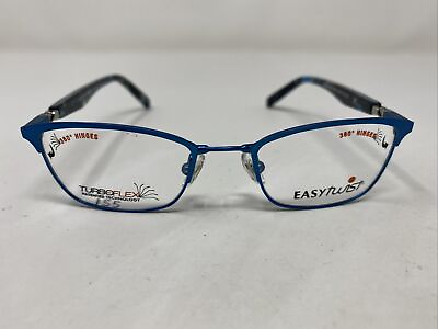 #ad Easy Twist Mod.EASYTWIST ET991 50 44 17 120 Blue Full Rim Eyeglasses Frame XZ25 $100.00
