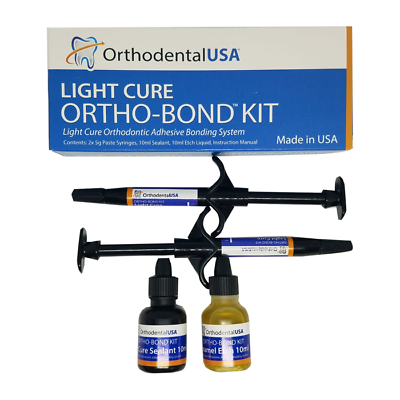 #ad LIGHT CURE ORTHO BOND KIT ADHESIVE 2 Syringes Compare with LIGHT BOND $39.99