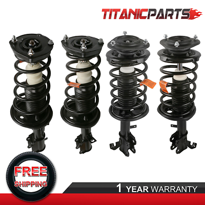 #ad 4PCS Complete Struts Assembly For Toyota Corolla Prizm 1993 2002 Front amp; Rear $187.86