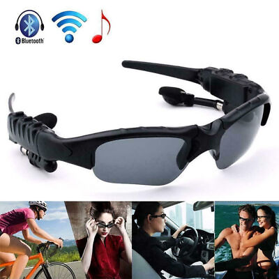 #ad Bluetooth UV Sunglasses Glasses Headphone Wireless Stereo Music Headset Micphone $11.17