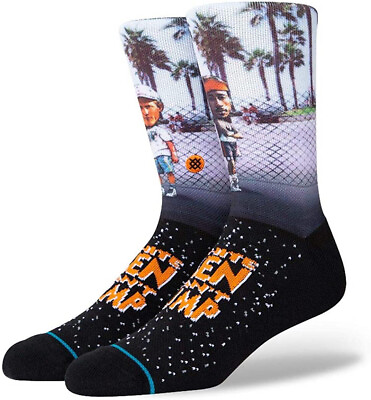 STANCE White Men Cant Jump Sid and Billy Crew Socks sz L Large 9 13 Black $19.99