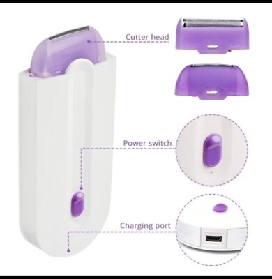 Professional Painless Hair Removal Kit Laser Touch Epilator USB Rechargeable $28.00