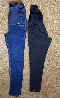 #ad 2 Jeans 3 shirts Maternity Womens read description for sizes $60.00
