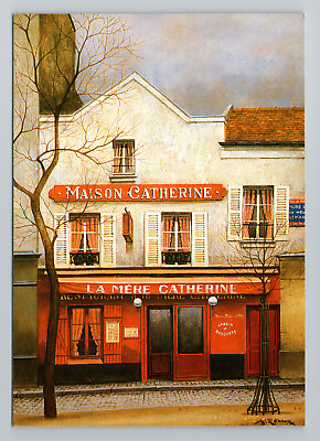 #ad #ad Vintage 1980s La Mere Catherine Paris Postcard $9.99