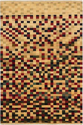 #ad Hand Knotted Gabbeh Carpet 6#x27;2quot; x 9#x27;2quot; Traditional Wool Area Rug $589.20
