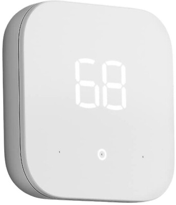 Amazon Smart Thermostat without C Wire Adapter White Wifi App Control $39.99