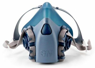 #ad 3M 7503 Reusable SILICONE Half Face Respirator Protection Facepiece Mask LARGE $32.75