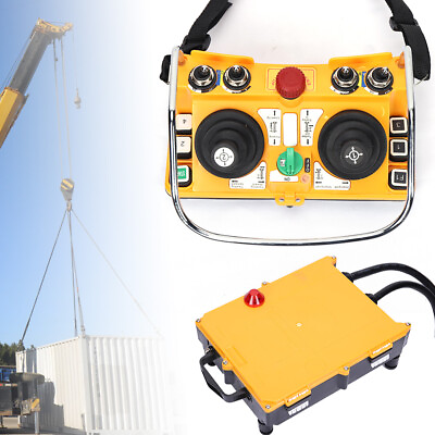 #ad F24 60 Transmitter Receiver Industria Remote Control Wireless Joystick Crane USA $332.50