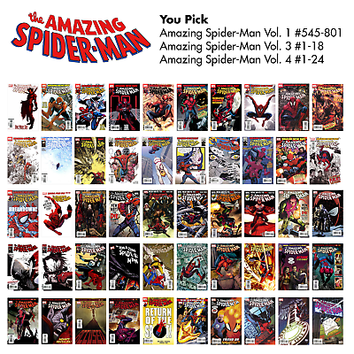 #ad Amazing Spider Man Vol 1 #307 801 Vol 3 #1 18 Vol 4 #1 32 YOU PICK Comic Lot $24.99