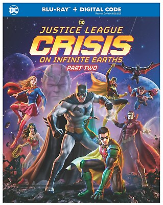 #ad Justice League Crisis on Infinite Earths Part 2 Blu ray NEW $22.96