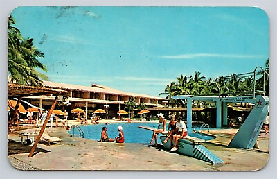 #ad Hotel Pierre Marquez Acapulco Mexico Vintage Postcard View Swimming Pool $4.99