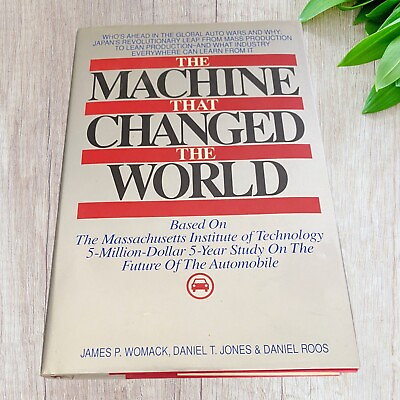 Machine That Changed the World by Womak Jones amp; Roos MIT Auto Wars Business Edu $12.50