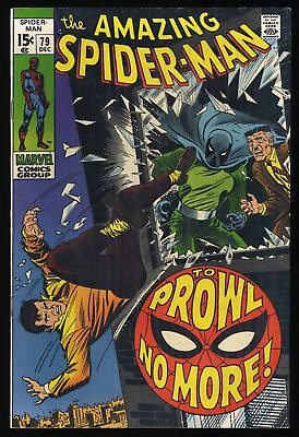 #ad Amazing Spider Man #79 VF 8.5 2nd Appearance Prowler Romita Cover Marvel 1969 $114.00