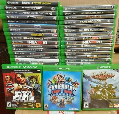 #ad XBOX ONE AND XBOX SERIES X GAMES PICK AND CHOOSE LOT CLEAN AND TESTED $4.99
