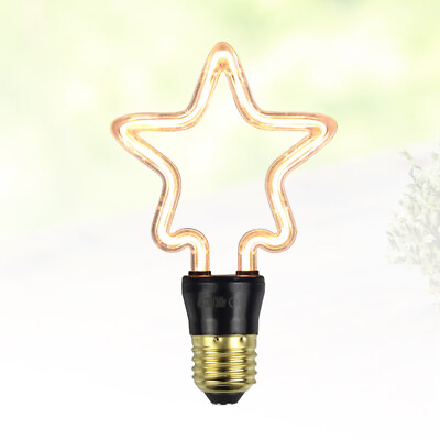 #ad Decorative Light Bulb Star Shape Light Bulb Bulb Lamp Bulb $9.29