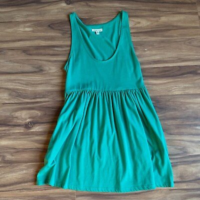Silence Noise Tank Dress Womens S Urban Outfitters Green Sleeveless Green Boho $7.99