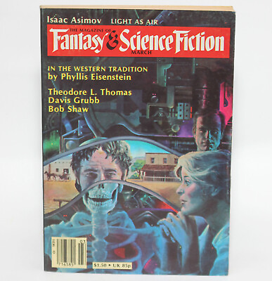 #ad Magazine of Fantasy amp; Science Fiction Famp;SF March 1981 Fine No Label $9.99