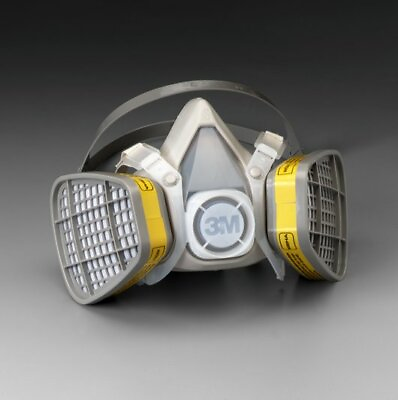 #ad 3M 5103 Disposable HALF FACE Respirator Facepiece Mask Organic Vapor Acid Gas SM $27.95