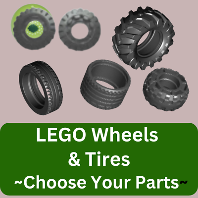 #ad Lego Technic Wheels and Tires Parts CHOOSE PART Number COLOR x QTY $1.27
