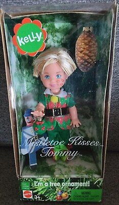 #ad ⛄ Barbie Kelly Club Mistletoe Kisses Tommy Christmas Doll 4quot; Ornament NEW ⛄ $12.00