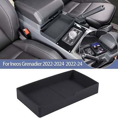 #ad Car Central Control Storage Box Organizer Fit For Ineos Grenadier 2022 24 Black $59.99