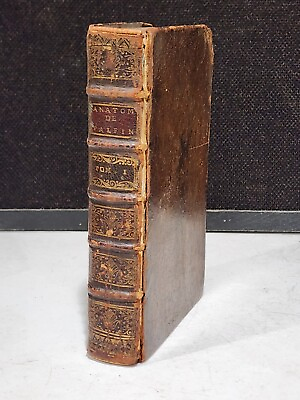 #ad RARE Antique 1734 French Surgical Anatomy Exact Description of Human Body Book $619.87