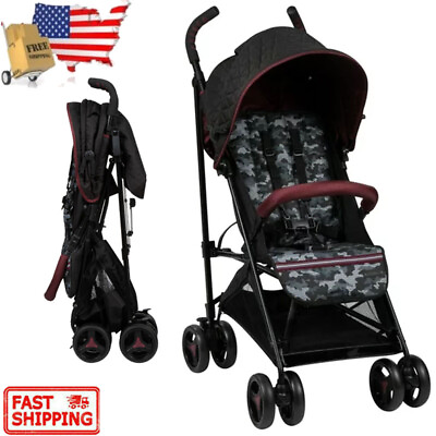 #ad Foldable Lightweight Compact Baby Stroller Portable Travel Infant Pushchair Camo $82.50
