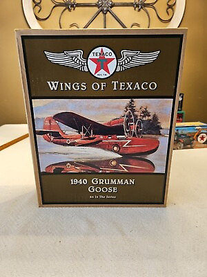 VTG 1996 ERTL Wings of Texaco 1940 Grumman Goose w Box amp; COA AS IS $24.00