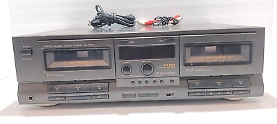 #ad Technics RS TR313 HX PRO Dual Auto Reverse Cassette Deck See Description $35.00