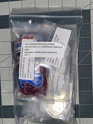 #ad MILITARY WINCH REPAIR KIT SHELBY 47011550 3950 01 666 4542 $52.95