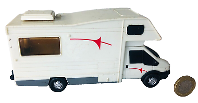Toy Car Camper Van Holiday Vehicle White GBP 17.08