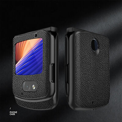 #ad For Motorola Razr 5G Folding Screen Phone Leather Phone Case Cover Protective $16.58