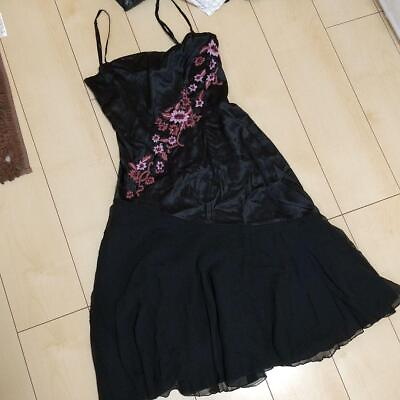 Betsey Johnson Dress Size M Vintage Tokka Manouche One Piece Black Ladies $125.88