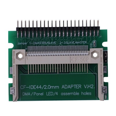 IDE 44 Pin Male to Compact Flash Male Adapter Connector C6A51536 AU $12.99