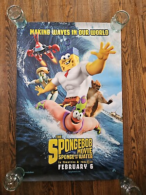 #ad The SpongeBob Movie: Sponge Out of Water Original Poster D S $9.47