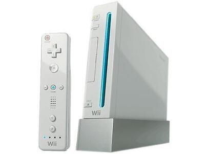 #ad Nintendo Wii Console Bundle Set System White $109.25