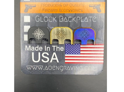 #ad Compass Glock Backplate Choose Finish Model $32.99