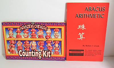 #ad LOT Abacus Arithmetic Welton Crook AND Amazing Chinese Counting Math Homeschool $23.70