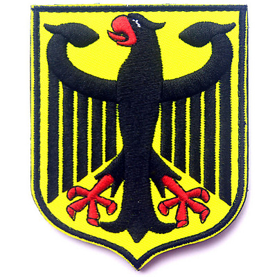 #ad GERMAN EAGLE ARMY U.S. USA 3D US BADGE MILITARIA TACTICAL EMBROIDERED HOOK PATCH $7.99