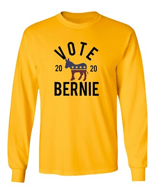 #ad Retro Vote Bernie Sanders 2020 Bernie For President Long Sleeve T Shirt $20.99