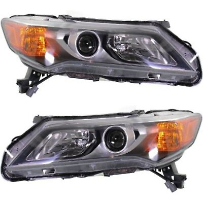 Headlight Set For 2013 2014 2015 Acura ILX Left and Right With Bulb 2Pc $297.24